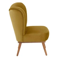 Wohnzimmer Sessel*Pharao24 Retro Sessel gelb Pestrov