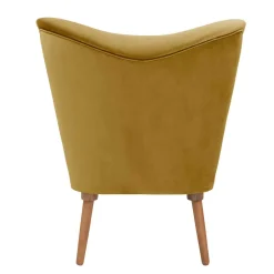 Wohnzimmer Sessel*Pharao24 Retro Sessel gelb Pestrov