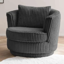 Pharao24 Retro Stil Drehsessel Tresema> Wohnzimmer Sessel