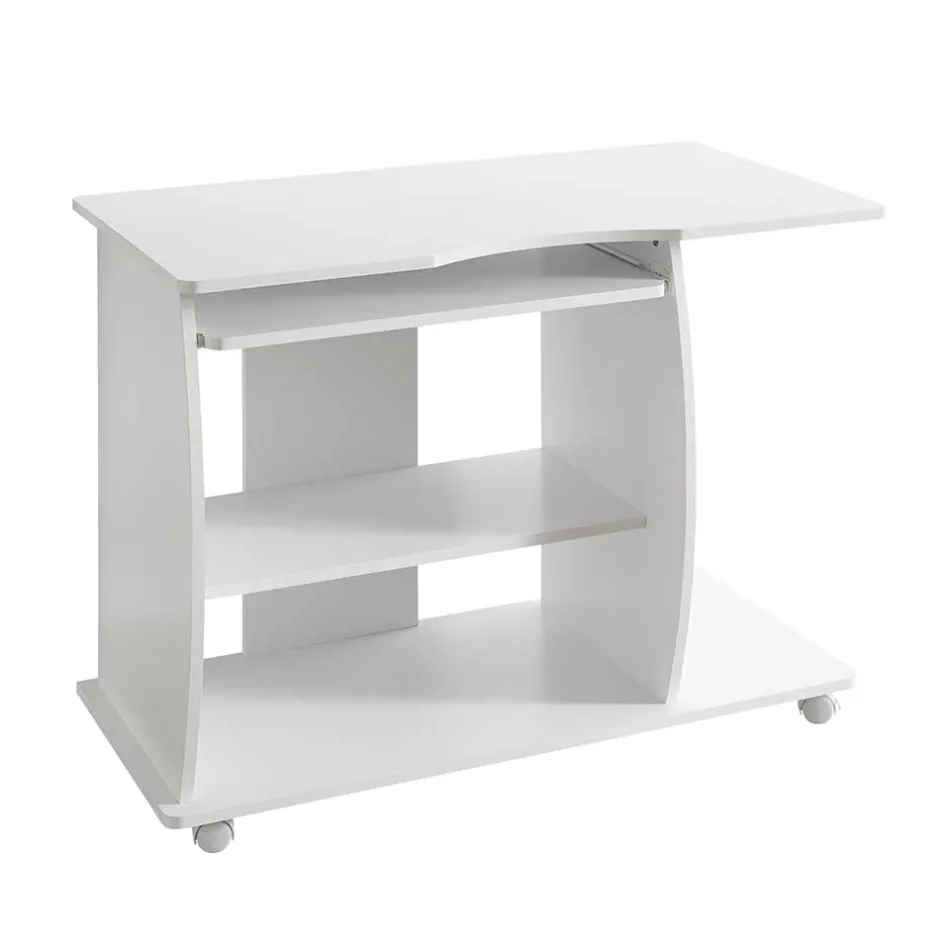 Schreibtische*Pharao24 Rollbarer Schreibtisch Siralda