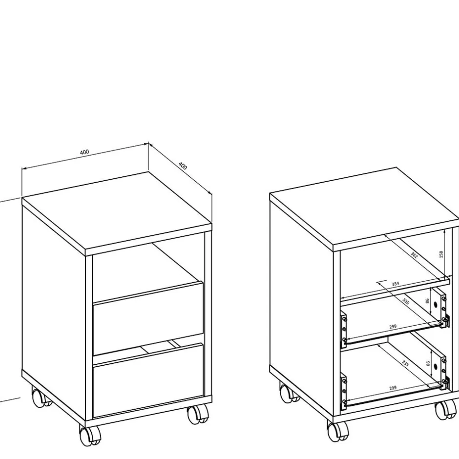 Pharao24 Rollcontainer Siracusa> Büroschränke|Aktenschränke