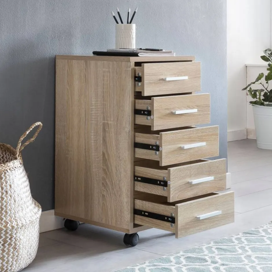 Büroschränke|Aktenschränke*Pharao24 Rollcontainer Wheel