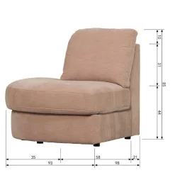 Pharao24 Rosa Dreisitzer Couch Oktamian><noscript><img width=