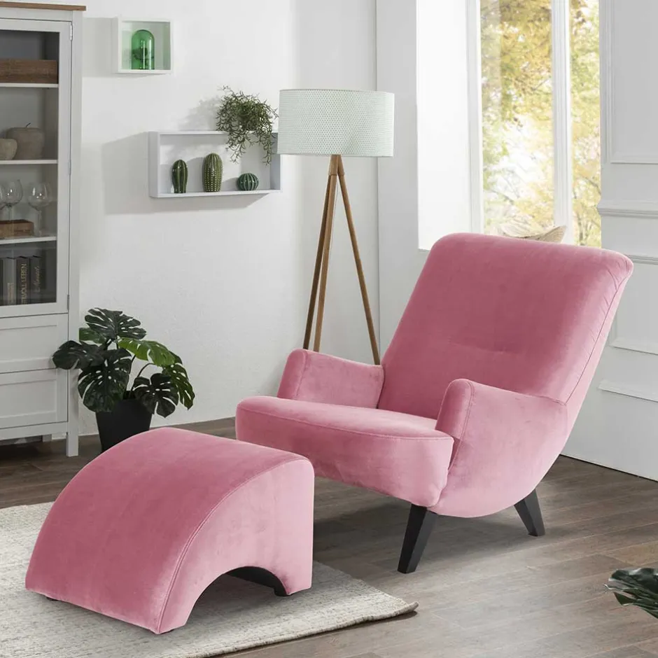 Relaxsessel*Pharao24 Rosa Relaxsessel Crosavio