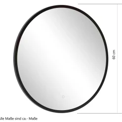 Pharao24 Runder Badezimmerspiegel Cadama><noscript><img width=