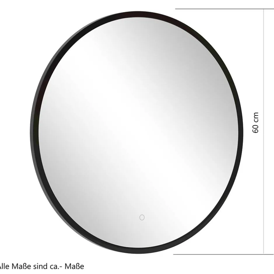 Pharao24 Runder Badezimmerspiegel Cadama> Wandspiegel|Spiegel