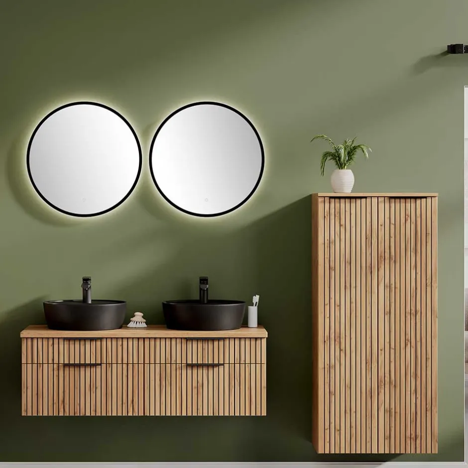 Pharao24 Runder Badezimmerspiegel Cadama> Wandspiegel|Spiegel