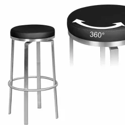 Pharao24 Runder Barhocker Loeesa><noscript><img width=