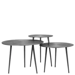 Wohnzimmertisch|Beistelltische*Pharao24 Runder Beistelltisch Gacetta