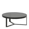 Wohnzimmertisch|Glastische*Pharao24 Runder Couchtisch Horcetta