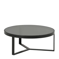 Wohnzimmertisch|Glastische*Pharao24 Runder Couchtisch Horcetta