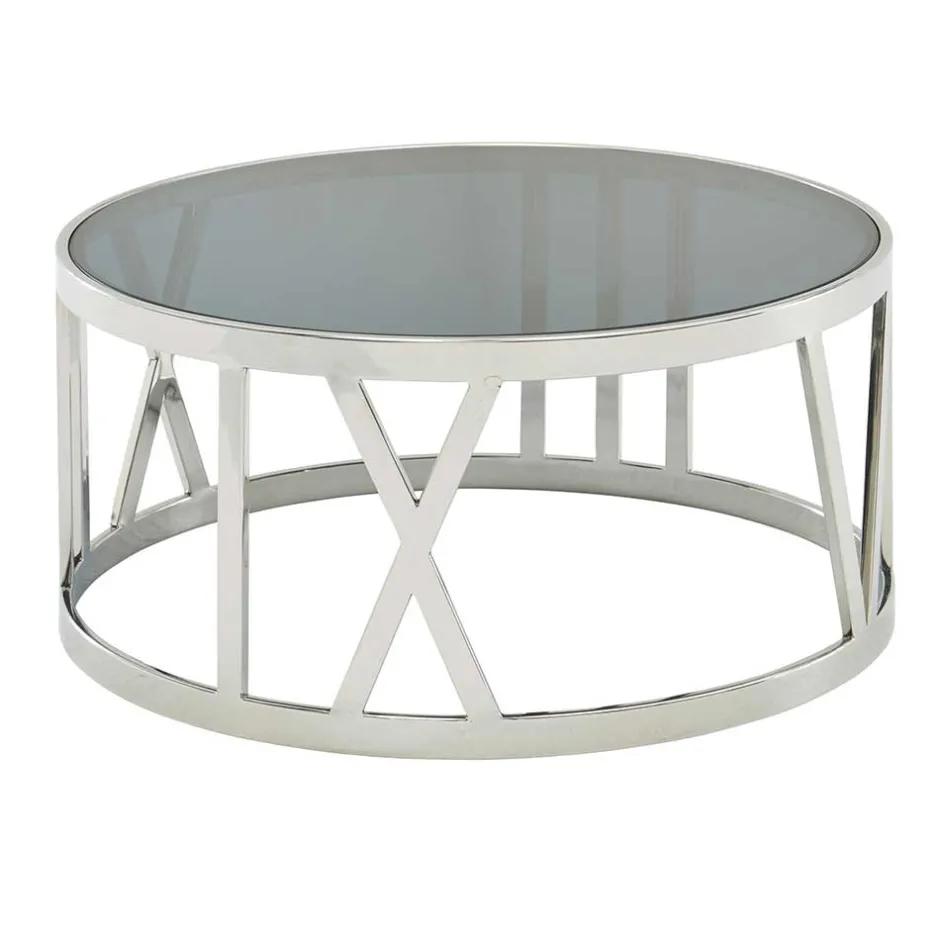 Pharao24 Runder Couchtisch Inglis> Glastische