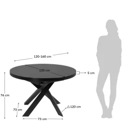 Pharao24 Runder Esstisch Steve><noscript><img width=