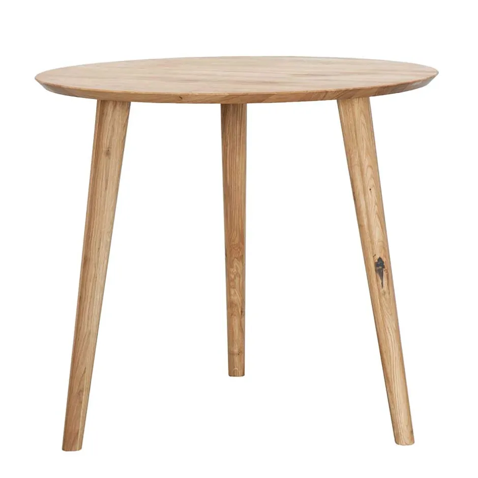 Massivholzmöbel|Küchentisch*Pharao24 Runder Esszimmertisch Francesca