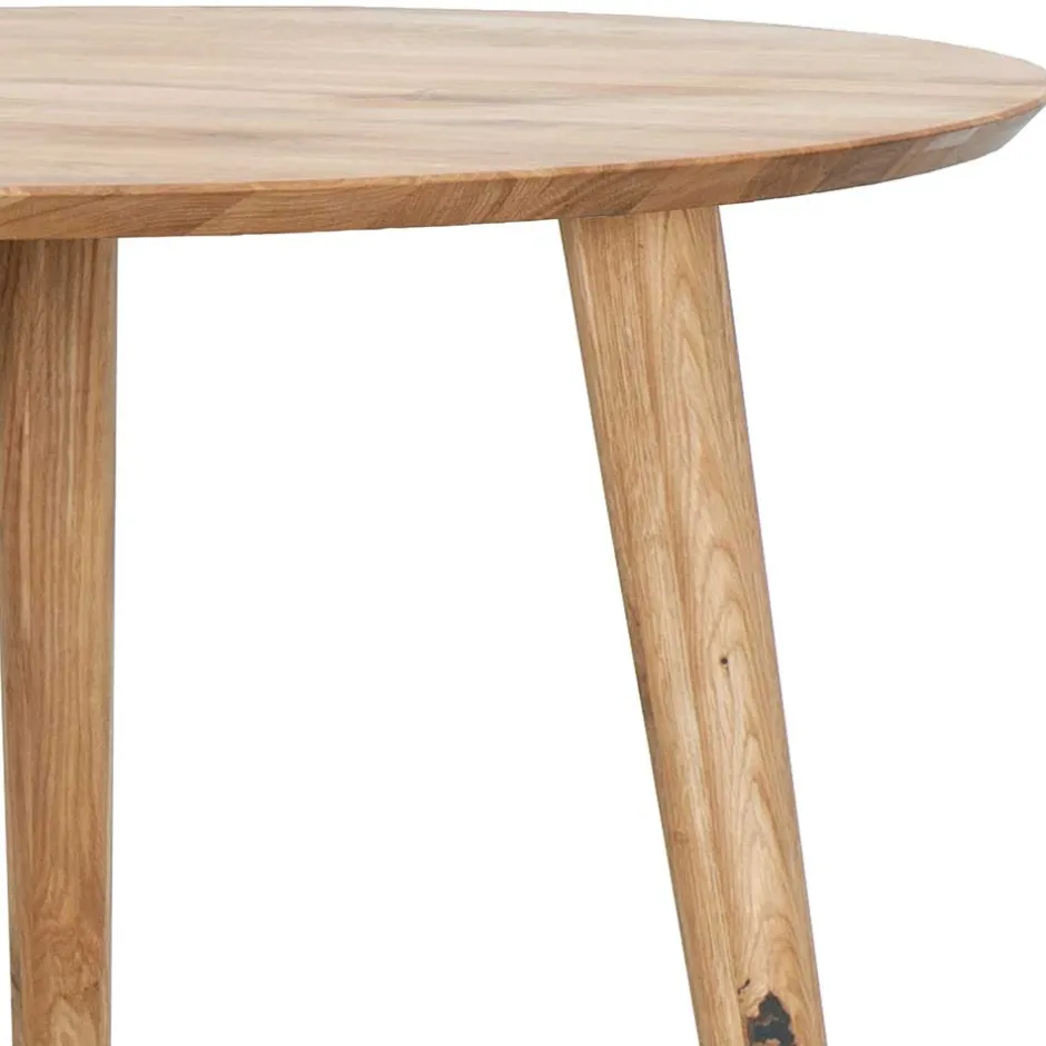 Massivholzmöbel|Küchentisch*Pharao24 Runder Esszimmertisch Francesca