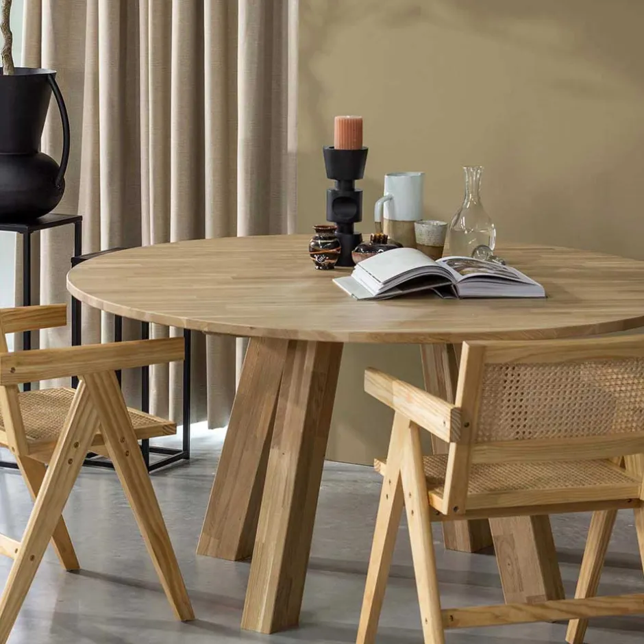 Küchentisch|Esstische*Pharao24 Runder Esszimmertisch Nizina