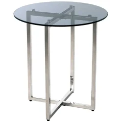 Glastische|Telefontische*Pharao24 Runder Glastisch Badehma