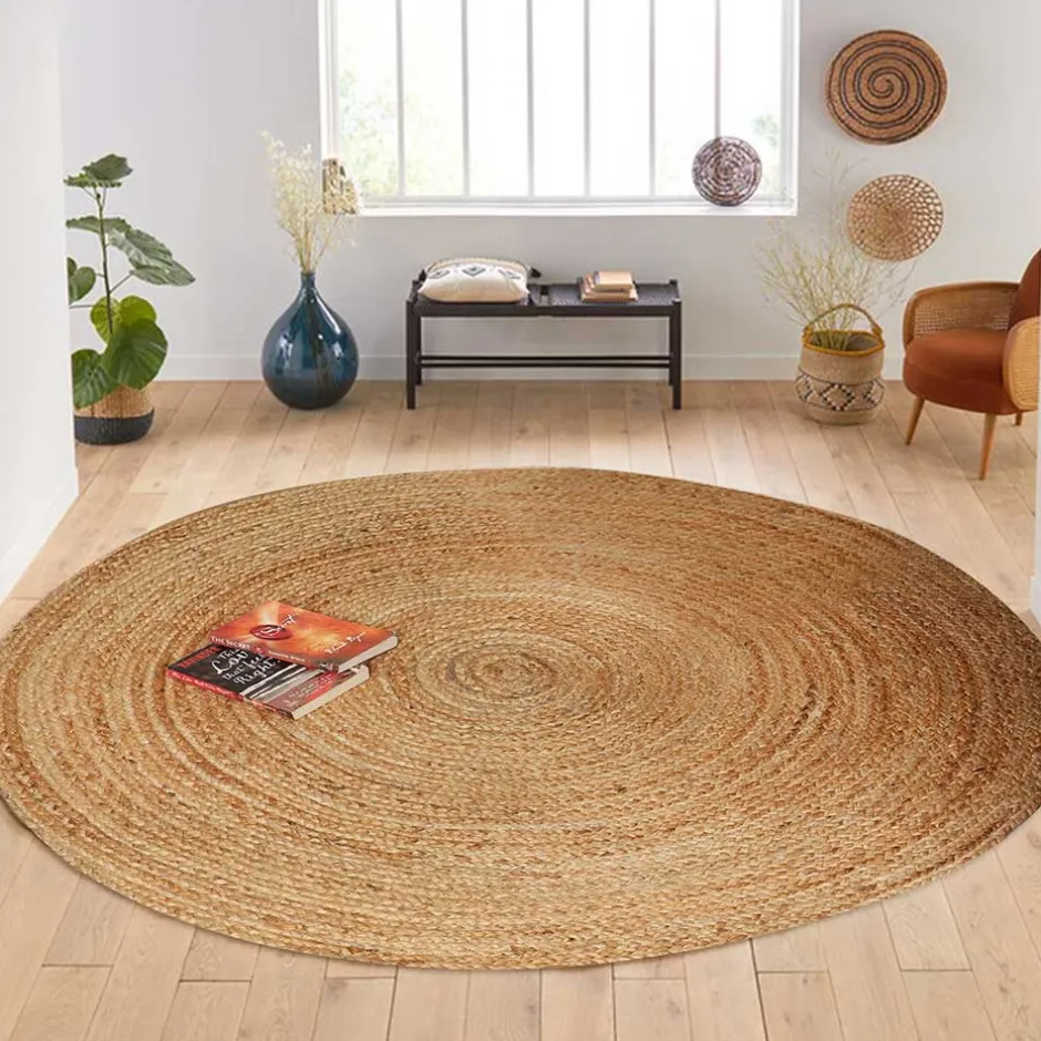 Pharao24 Runder Jute Teppich Arabico> Teppiche