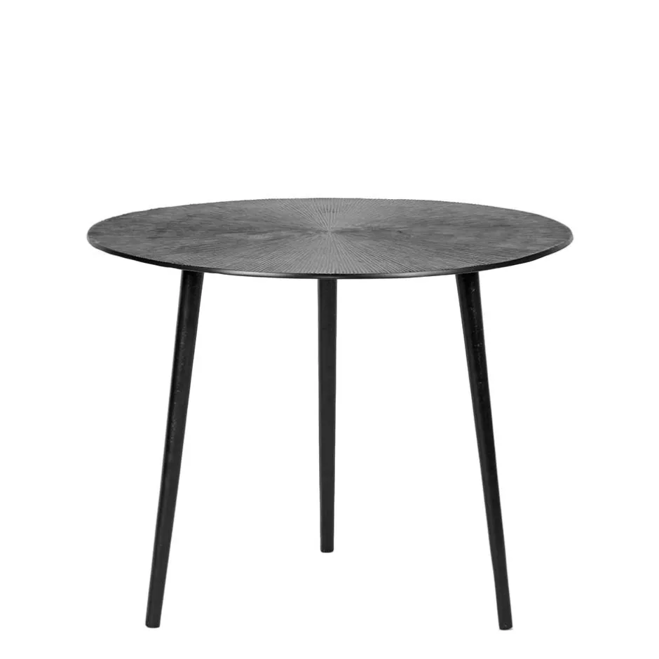 Wohnzimmertisch|Beistelltische*Pharao24 Runder Metalltisch Viesta