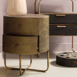 Pharao24 Runder Nachttisch Pencras><noscript><img width=