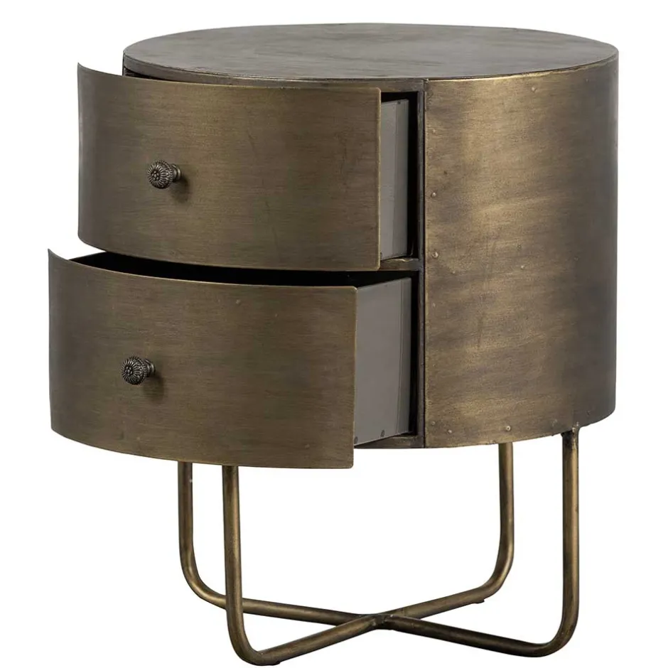 Pharao24 Runder Nachttisch Pencras> Nachtkommoden|Nachttisch