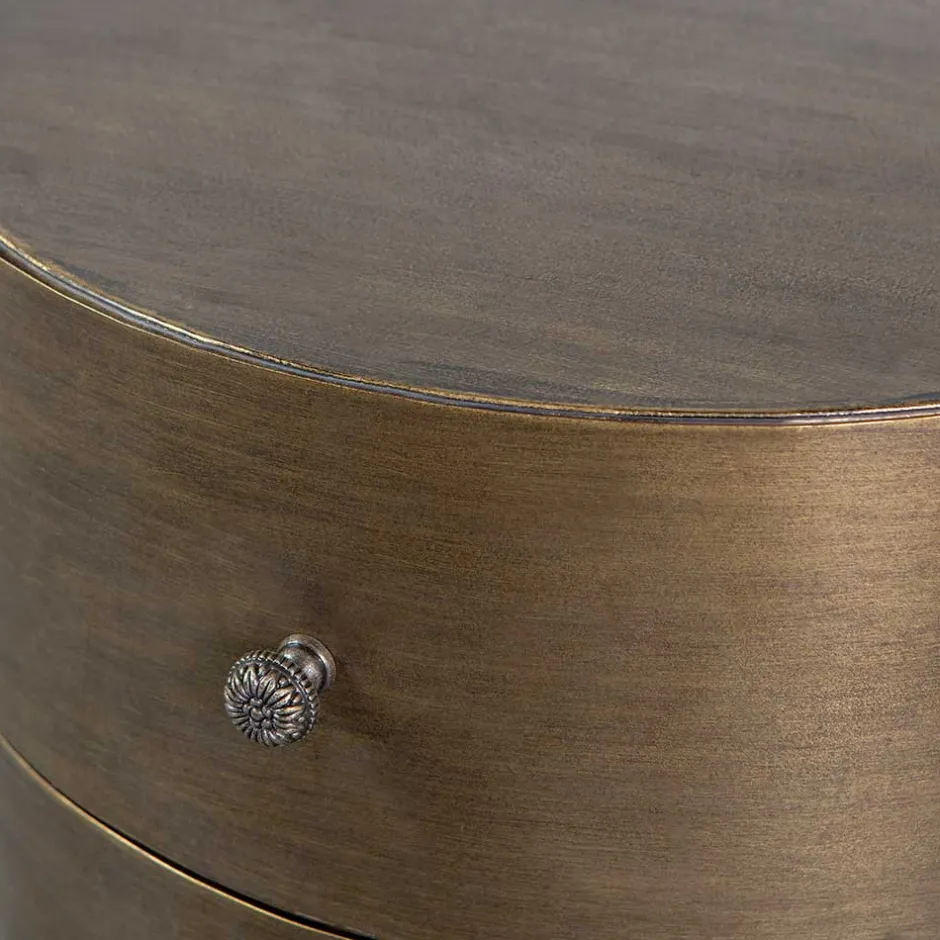 Pharao24 Runder Nachttisch Pencras> Nachtkommoden|Nachttisch