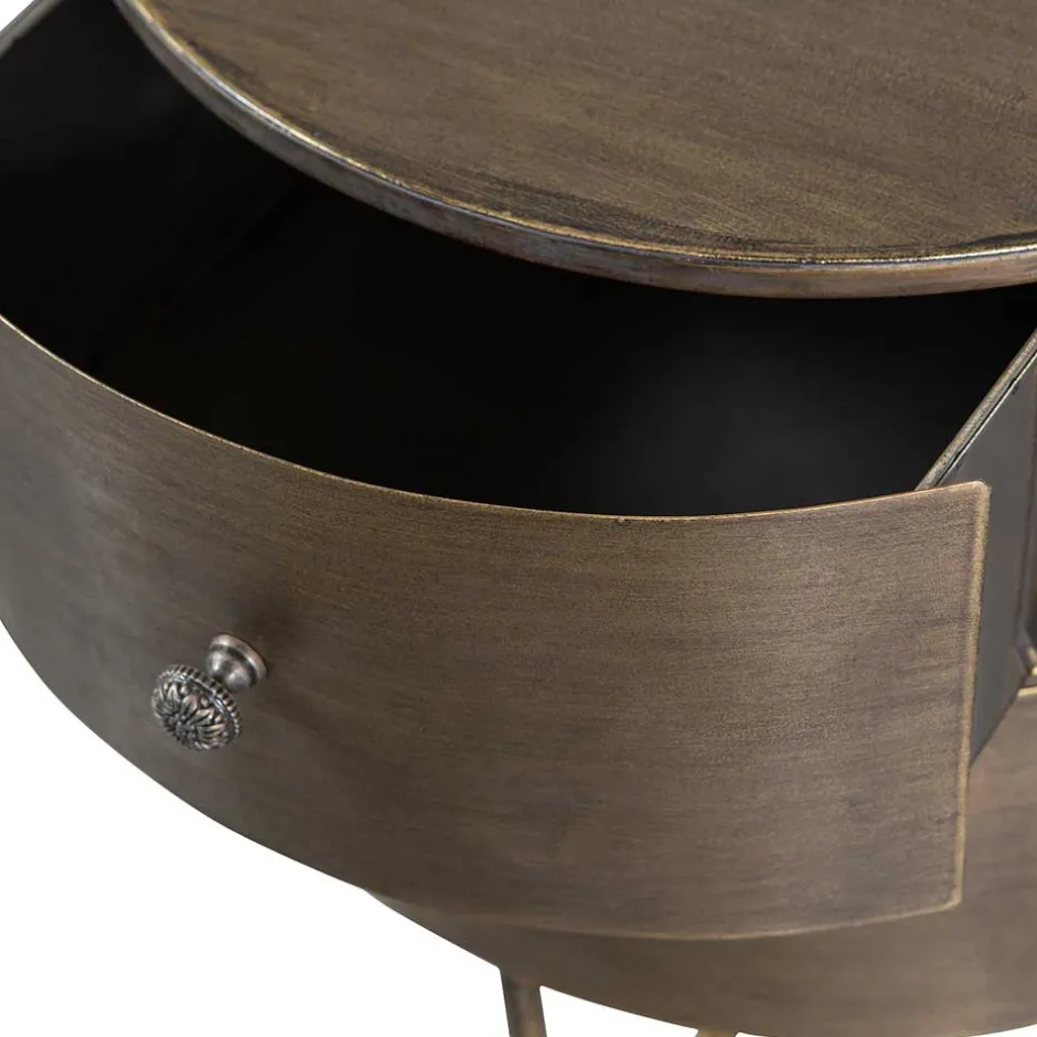 Pharao24 Runder Nachttisch Pencras> Nachtkommoden|Nachttisch