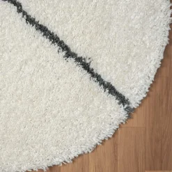 Pharao24 Runder Shaggy Teppich Diadonna><noscript><img width=