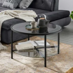 Pharao24 Runder Sofatisch Puvina> Wohnzimmertisch|Beistelltische