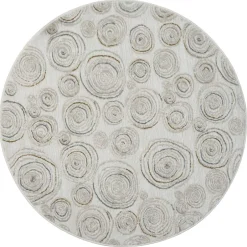 Teppiche*Pharao24 Runder Struktur Teppich Hotti
