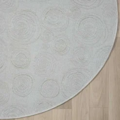 Teppiche*Pharao24 Runder Struktur Teppich Hotti