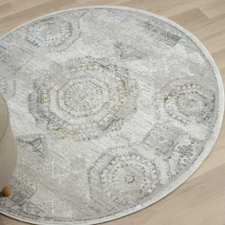 Teppiche*Pharao24 Runder Teppich Abelcaso