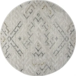 Teppiche*Pharao24 Runder Teppich hell Seen