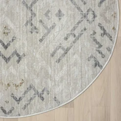 Teppiche*Pharao24 Runder Teppich hell Seen