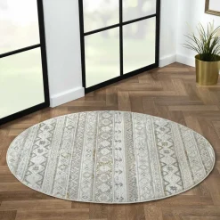 Teppiche*Pharao24 Runder Teppich Island