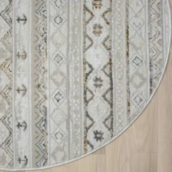 Teppiche*Pharao24 Runder Teppich Island