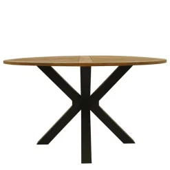 Küchentisch|Massivholztische*Pharao24 Runder Terrassentisch Miaoli