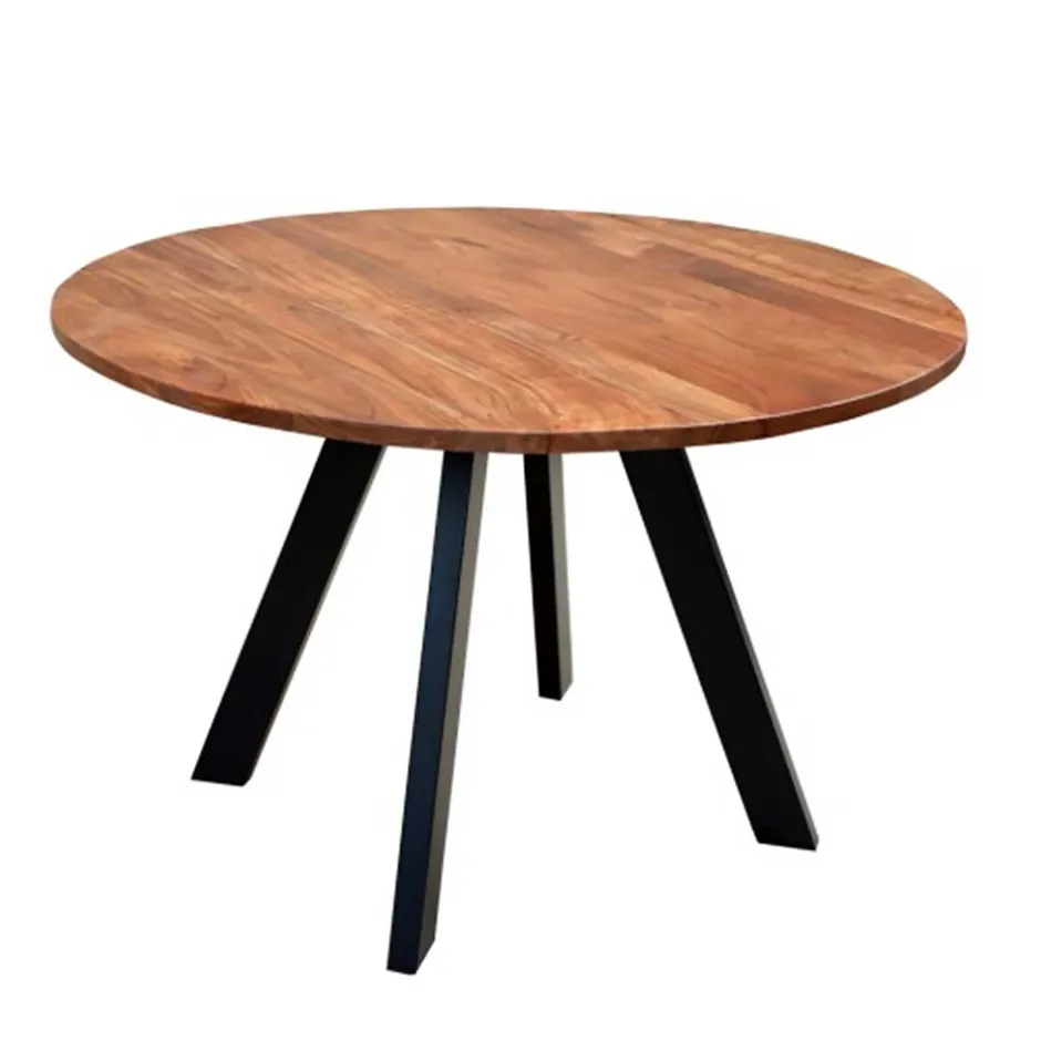 Küchentisch|Massivholztische*Pharao24 Runder Tisch Donzai