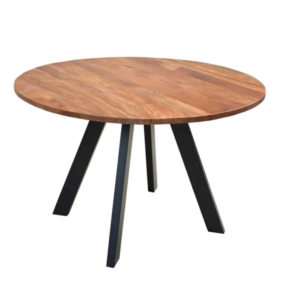 Küchentisch|Massivholztische*Pharao24 Runder Tisch Donzai
