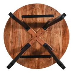 Küchentisch|Massivholztische*Pharao24 Runder Tisch Donzai