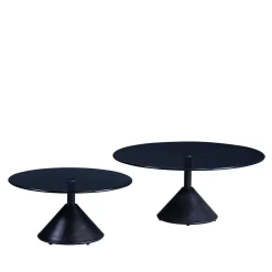 Glastische*Pharao24 Runder Wohnzimmertisch Patrosan