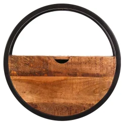 Massivholzregale|Wandregale*Pharao24 Rundes Wandregal Dasca