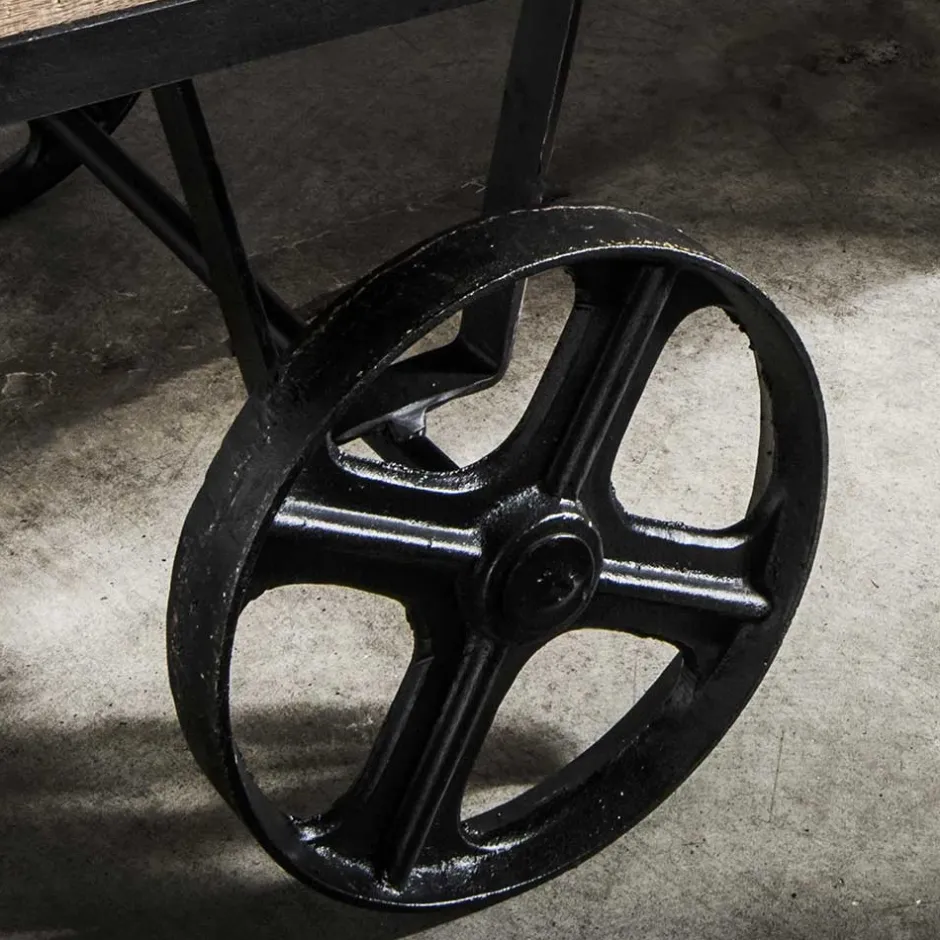 Pharao24 Rustikaler Couchtisch Kumar> Wohnzimmertisch|Massivholztische