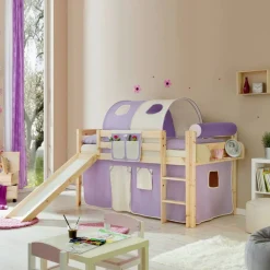 Kinderbetten|Kinderhochbetten*Pharao24 Rutschbett Enzyla