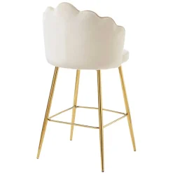 Barmöbel|Barhocker*Pharao24 Samt Barhocker Mauritiuss