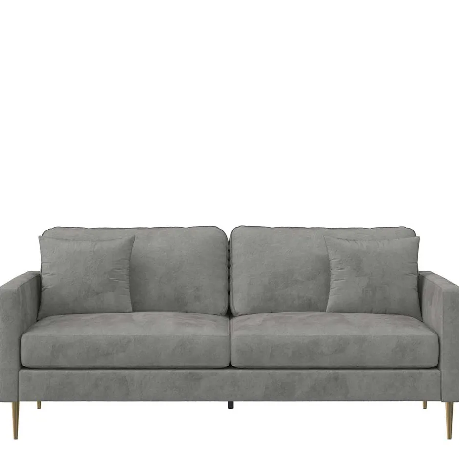 3 Sitzer Sofa*Pharao24 Samt Dreier Sofa Safda