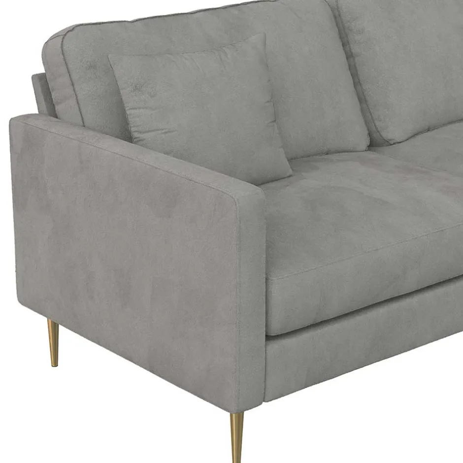 3 Sitzer Sofa*Pharao24 Samt Dreier Sofa Safda