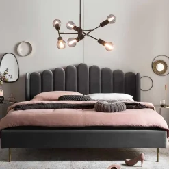 Pharao24 Samt Polster Bett Nelson> Polsterbetten