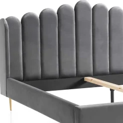 Pharao24 Samt Polster Bett Nelson><noscript><img width=