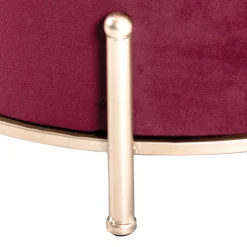 Sitzhocker*Pharao24 Samt Polsterhocker Jelanda